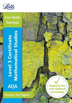 Cover of AQA Level 3 Certificate Mathematical Studies: Practice Test Papers