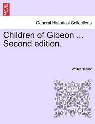 Book cover for Children of Gibeon ... Second Edition.