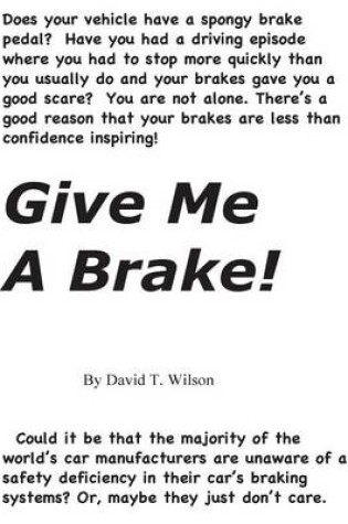 Cover of Give Me A Brake!