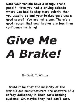 Book cover for Give Me A Brake!