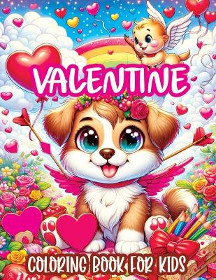 Book cover for Valentine Coloring Book for Kids