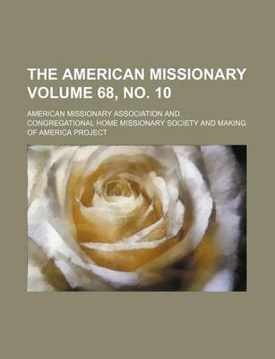 Book cover for The American Missionary Volume 68, No. 10