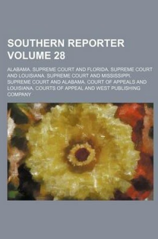 Cover of Southern Reporter Volume 28