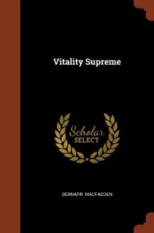 Cover of Vitality Supreme