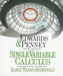 Book cover for Single Variable Calculus with Analytic Geometry Early Transcendentals