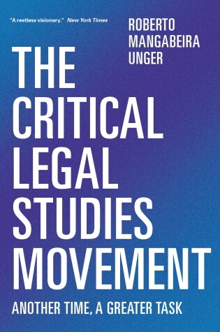 Cover of The Critical Legal Studies Movement