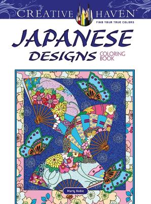 Book cover for Creative Haven Japanese Designs Coloring Book