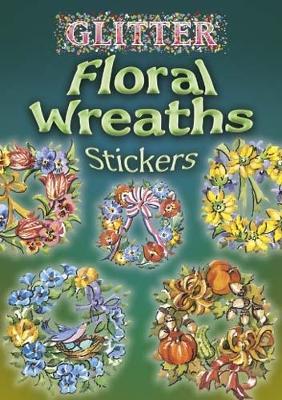 Book cover for Glitter Floral Wreaths Stickers