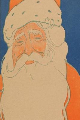 Cover of Vintage Santa Claus Face Christmas Journal