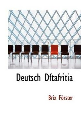 Cover of Deutsch Dftafritia