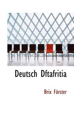 Book cover for Deutsch Dftafritia