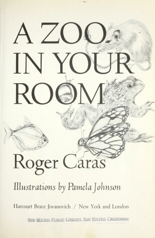 Book cover for A Zoo in Your Room