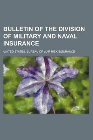 Cover of Bulletin of the Division of Military and Naval Insurance