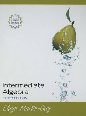 Book cover for Intermediate Algebra (hardcover)