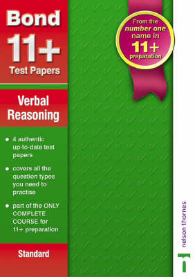 Cover of Bond 11+ Test Papers