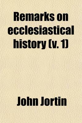 Book cover for Remarks on Ecclesiastical History (Volume 1)