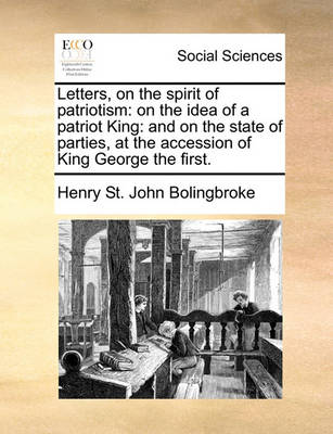 Book cover for Letters, on the spirit of patriotism