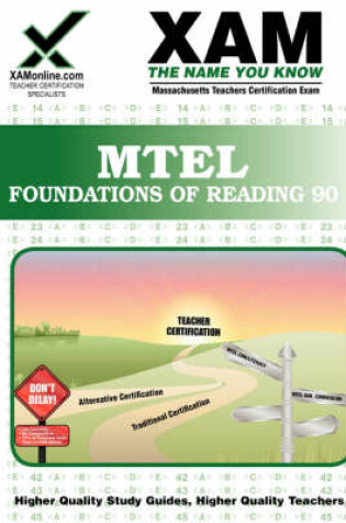 Cover of MTEL Foundations of Reading 90 Teacher Certification Test Prep Study Guide