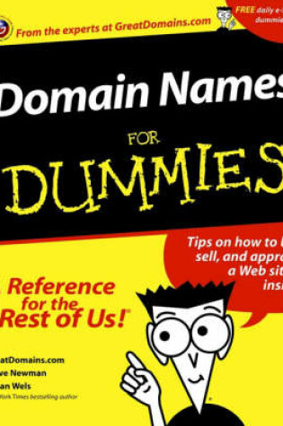 Cover of Domain Names for Dummies