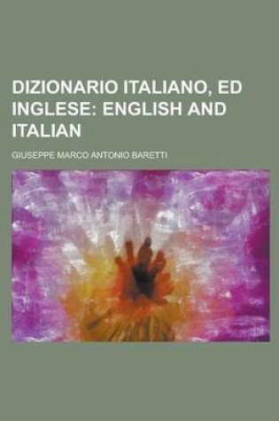 Cover of Dizionario Italiano, Ed Inglese