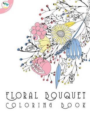 Book cover for Floral Bouquet Coloring Book