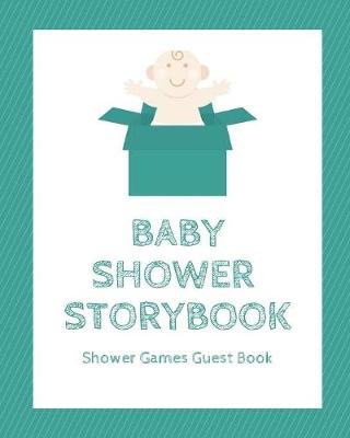 Book cover for Baby Shower Storybook Shower Games Guest Book