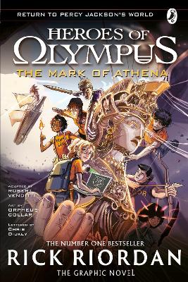 Book cover for The Mark of Athena: The Graphic Novel (Heroes of Olympus Book 3)