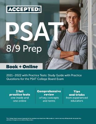 Cover of PSAT 8/9 Prep 2021-2022 with Practice Tests