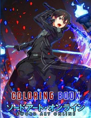 Book cover for Sword Art Online Coloring Book