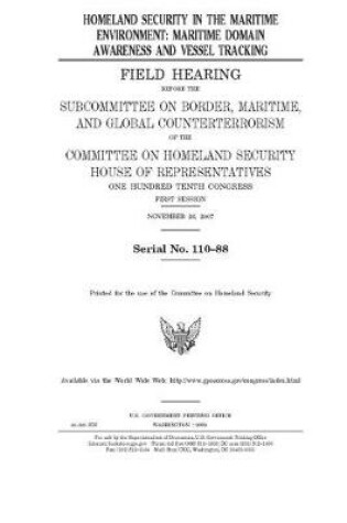 Cover of Homeland security in the maritime environment