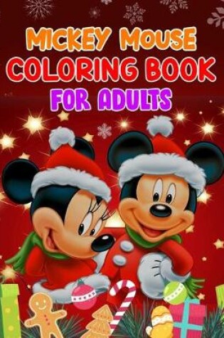 Cover of Mickey Mouse Coloring Book For Adults