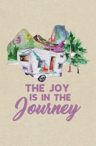 Cover of Journey Vintage Purple Caravan Trailer Camping & Hiking Journal, Graph Paper