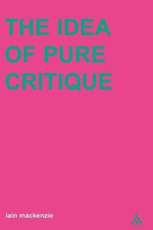 Cover of Idea of Pure Critique