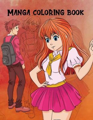 Book cover for Manga Coloring Book