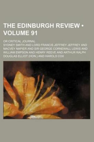 Cover of The Edinburgh Review (Volume 91); Or Critical Journal