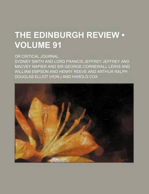 Book cover for The Edinburgh Review (Volume 91); Or Critical Journal