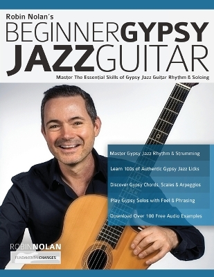 Book cover for Beginner Gypsy Jazz Guitar