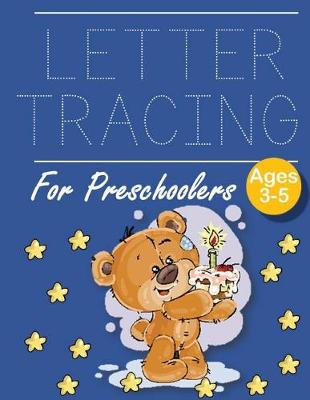 Book cover for Letter Tracing for Preschoolers Birthday Bear