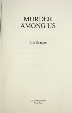Cover of Murder Among Us