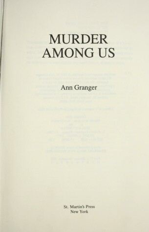 Book cover for Murder Among Us