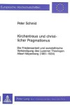 Book cover for Kirchentreue Und Christlicher Pragmatismus