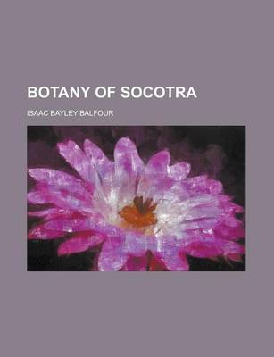 Book cover for Botany of Socotra