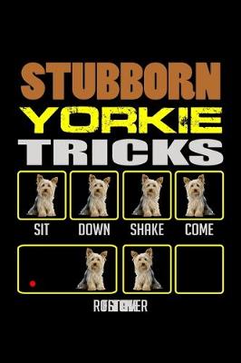 Book cover for Stubborn Yorkie Tricks