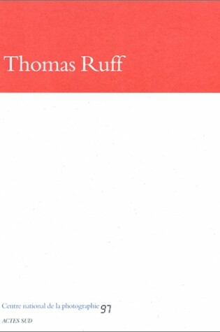 Cover of Thomas Ruff