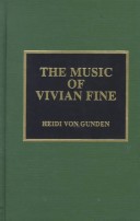 Book cover for The Music of Vivian Fine