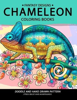 Book cover for Chameleon Coloring Book