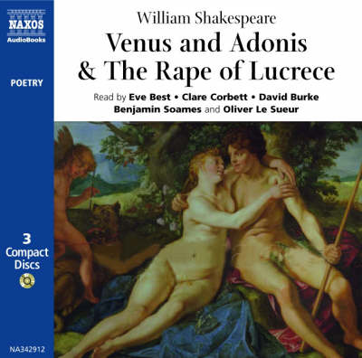 Book cover for Venus and Adonis, the Rape of Lucrece
