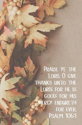 Cover of Praise Ye the Lord Bulletin (Pkg 100) Thanksgiving