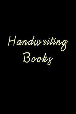 Book cover for Handwriting Books