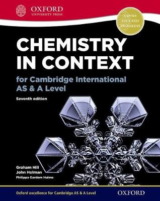 Book cover for Chemistry in Context for Cambridge International AS & A Level